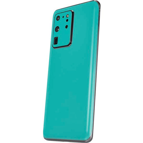 Aqua Blue Blue Solid Galaxy S20 Ultra 5G Skin